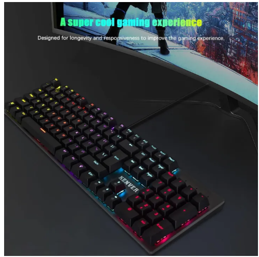 KENVER MK100 Wired Mechanical Gaming Keyboard