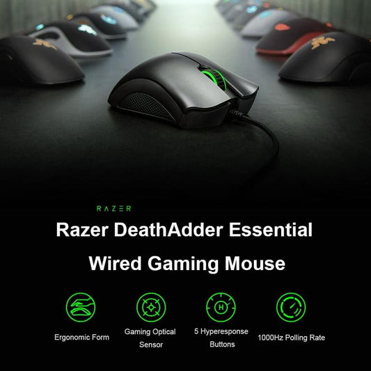 Razer DeathAdder Essential Gaming Mouse - Original - Black