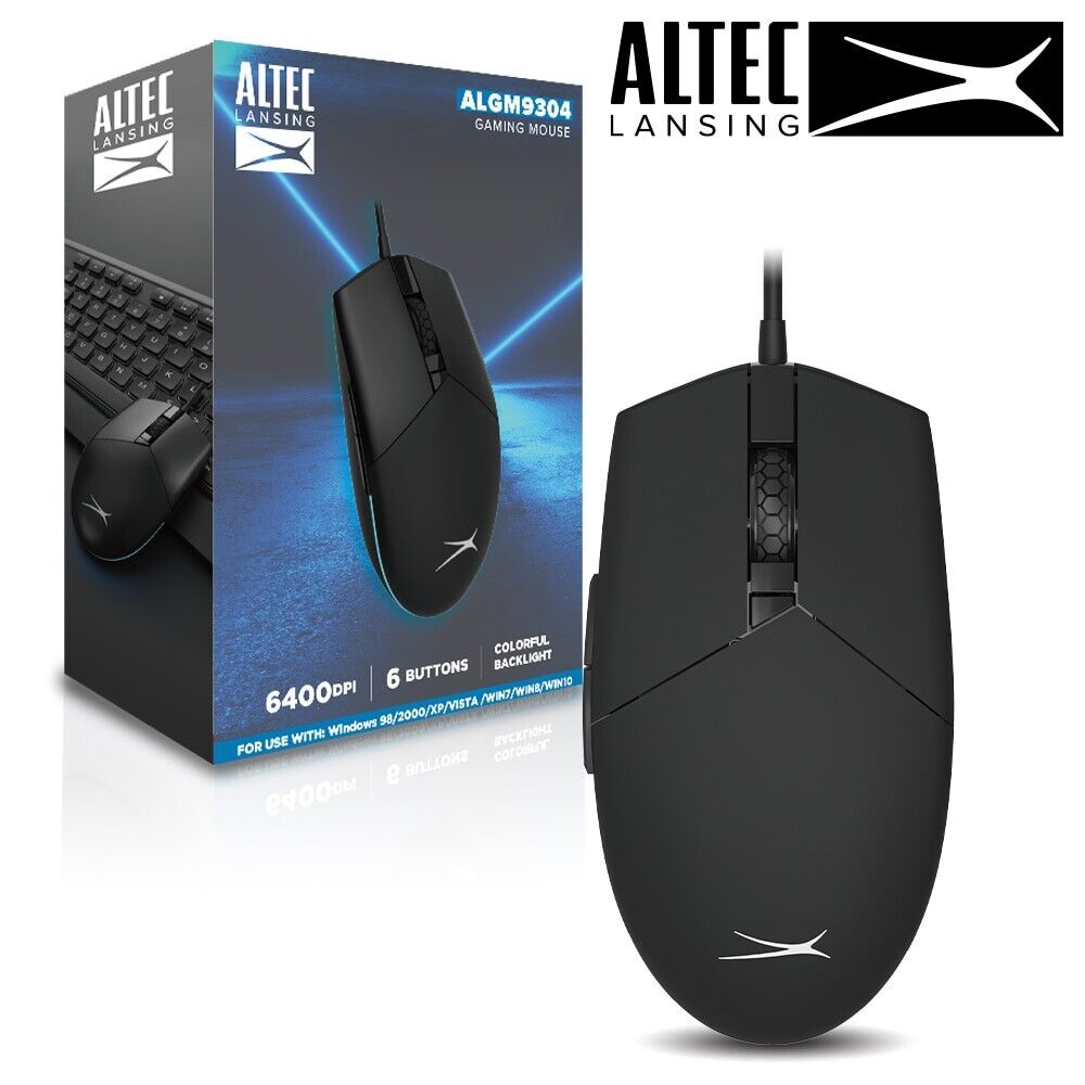 ALTEC LANSiNG ALGM-9304 USB RGB GAMiNG MOUSE WIRED 6400DPI