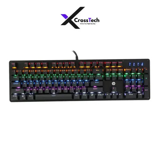 Hp Gk100f Real Mechanical Keyboard Gaming Blue Switch CrossTech